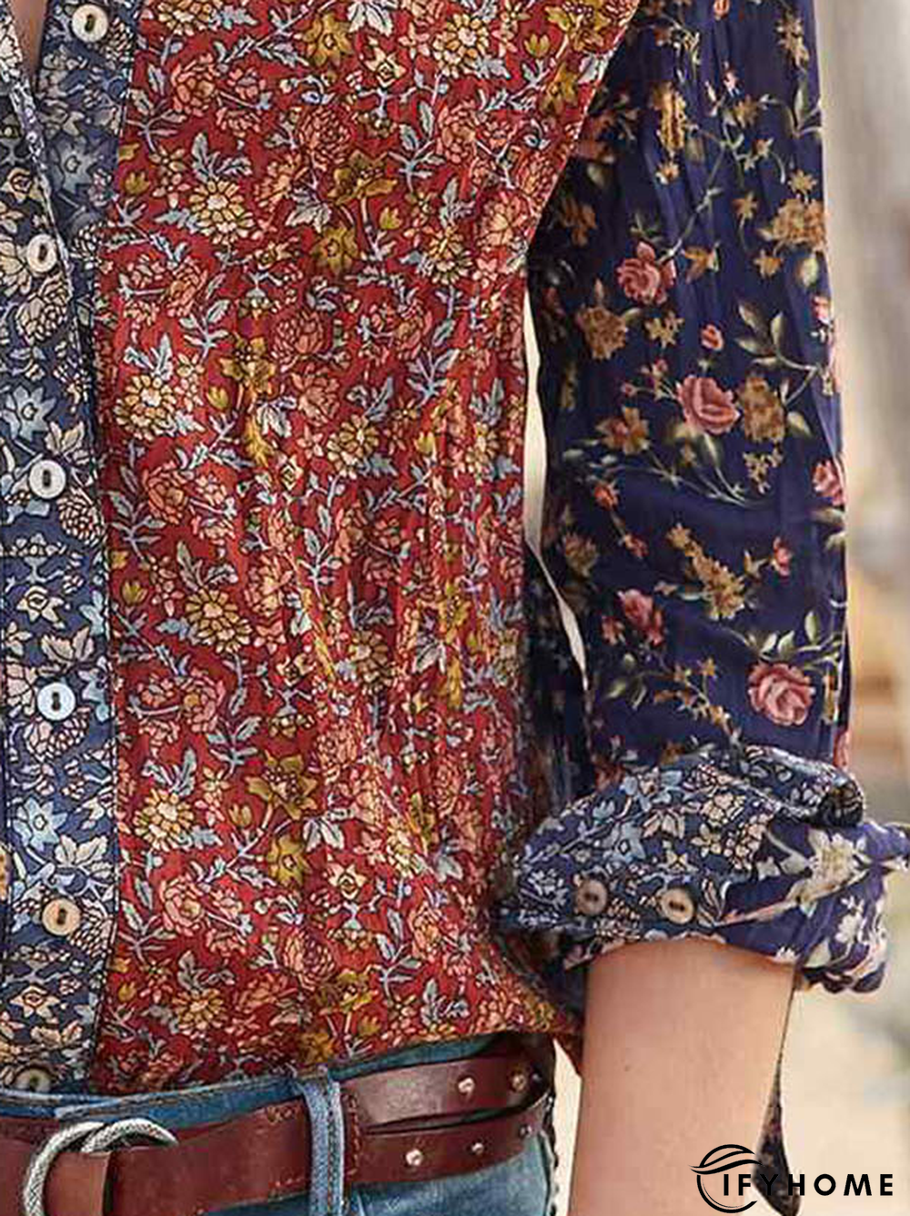 Floral Loosen Blouse | IFYHOME