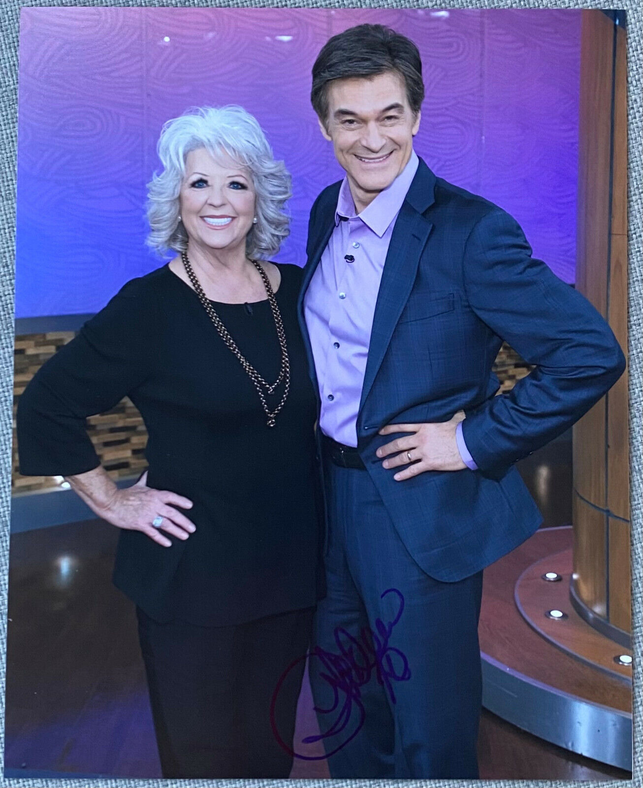 Chef Paula Deen Signed IP 8x10 Photo Poster painting - Authentic, Lady & Sons, Savannah, Dr. Oz