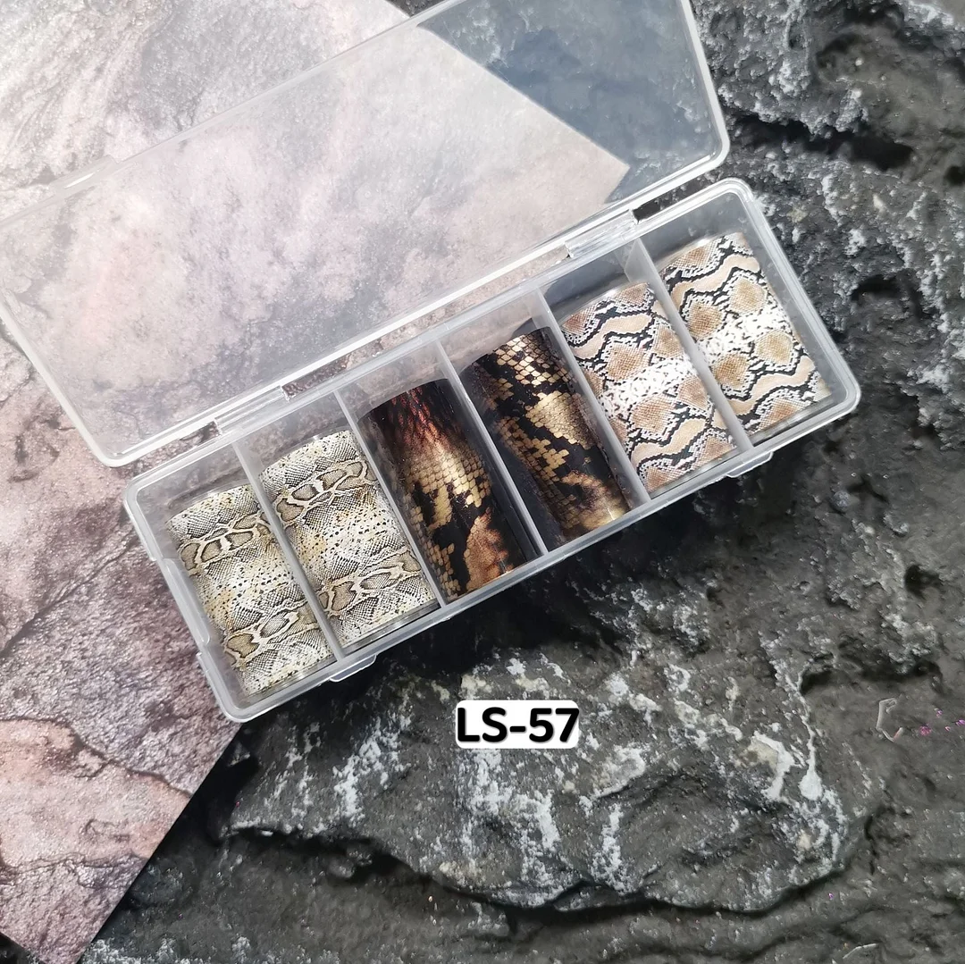 3pcs Tortoiseshell Amber Nails Foils Tortoise Shell Nail Art Transfer Foil Decals Wraps Tips Nail Manicure Decorations 4*100cm-Nail Inspo