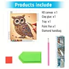 Eule G speziell geformte 5D-DIY-Teilbohrer-Diamanten-Punkte, Edelstein-Kunst-Kits f&uuml;r Erwachsene, Anf&auml;nger, Wohnraumdekoration, Diamanten, Gem-Gem-Kun