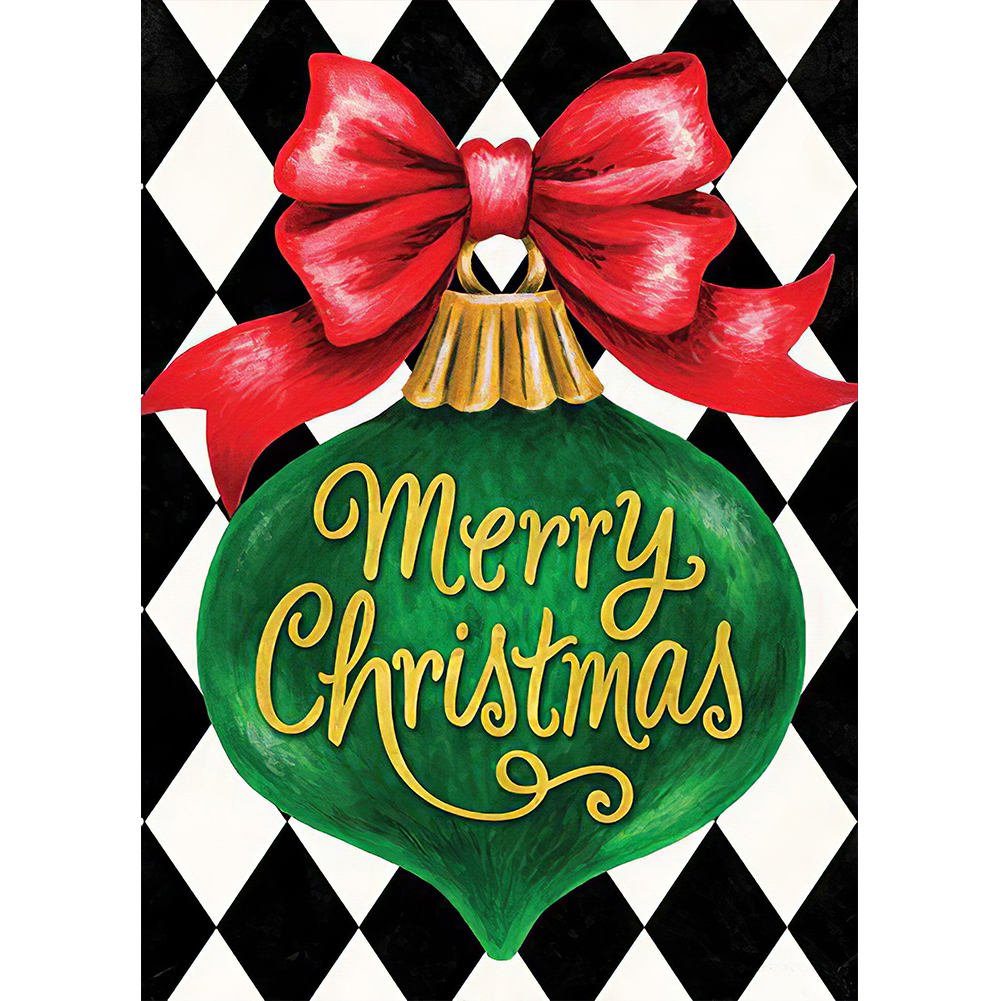 

Merry Christmas Quotes - Round Drill Diamond Painting - 30*40cm, 501 Original