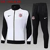 2025/2026 Corinthians Long Zipped Jacket White Football Shirt 1:1 Thai Quality