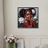 >SALE<5D DIY Full Round Drill Diamond Painting Girl Kit Home Decor Art Craft 30x30cm
