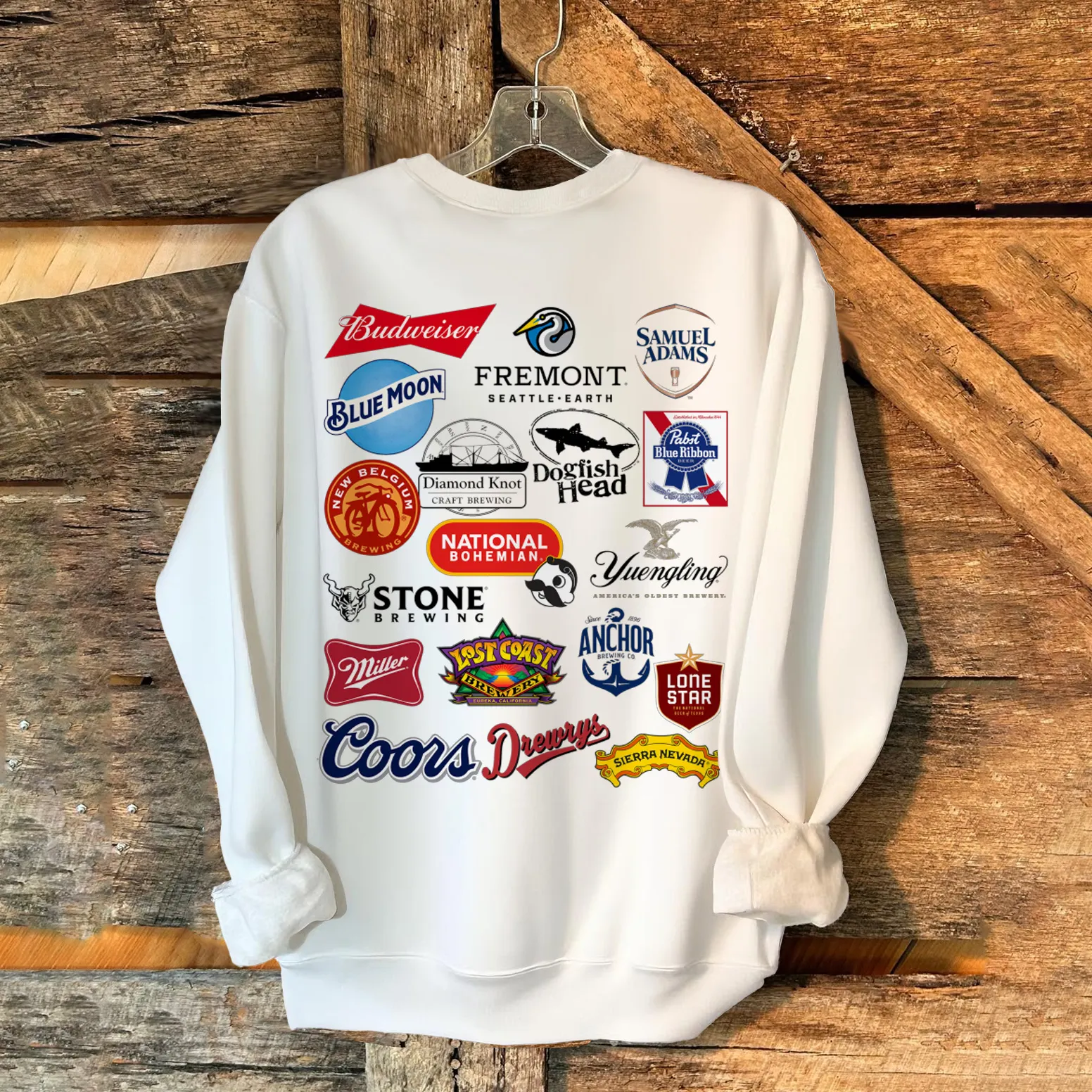 Craft Brewery Logo Graphic Sweatshirt