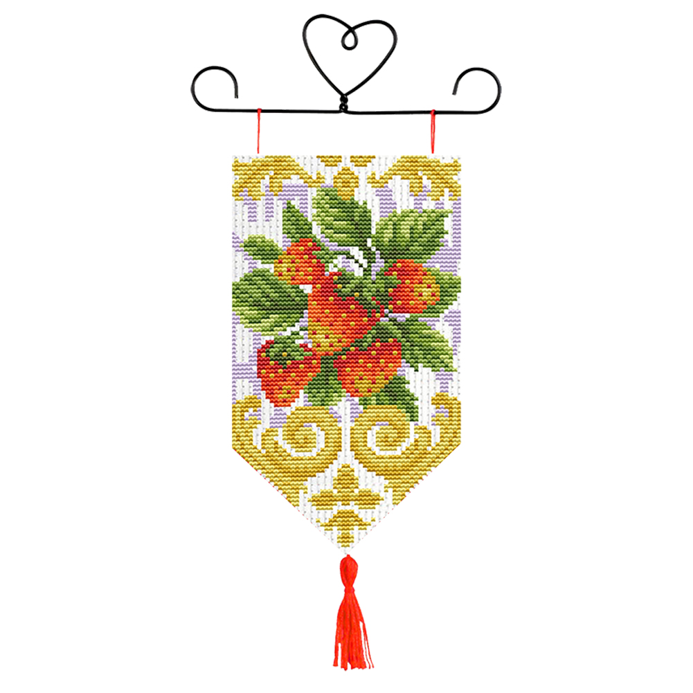 

Strawberry - Door Decoration Cross Stitch - 23*33CM, 501 Original