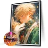 >SALE<5D DIY Full Round Drill Diamond Painting Little Prince and Fox Decor 50x60cm
