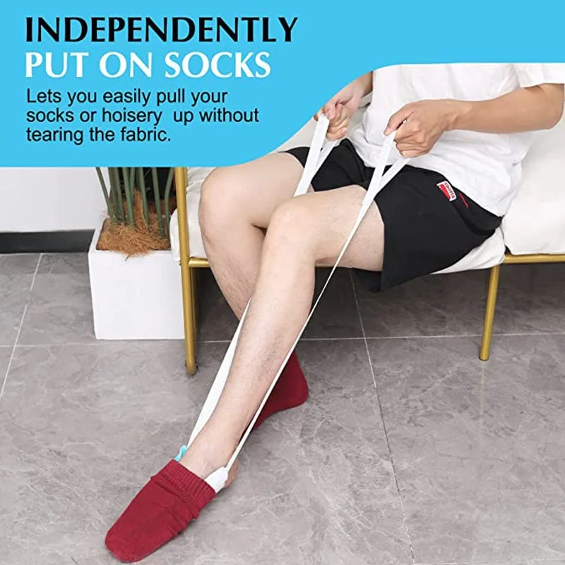 🎁2024 New Year Hot Sale🎁Sock threader: No need to bend over to assist in wearing socks