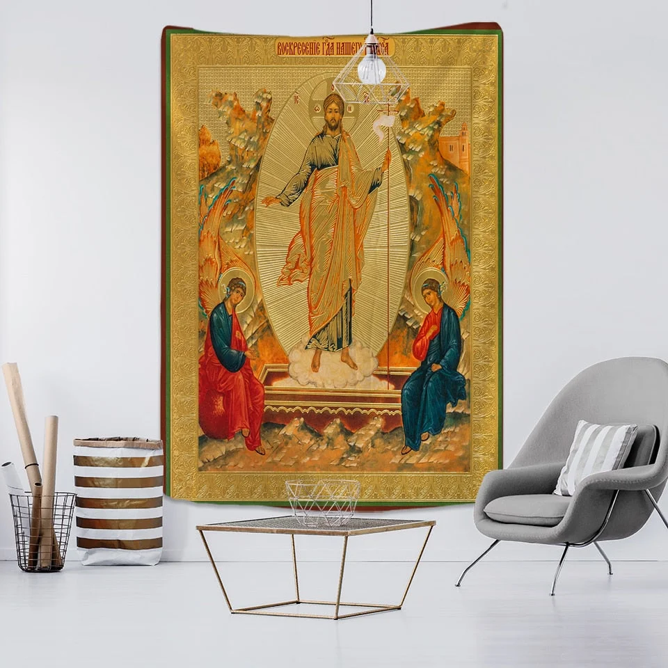 Jesus And His Disciples Tapestry Boho Wall Decor Hippie Wall Hanging Wandkleed Mandala Psychedelic Tapestry Wal