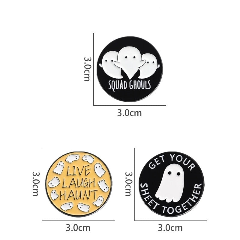 Cartoon Style Punk Cowboy Style Letter Alloy Stamping Stoving Varnish Plating Unisex Brooches