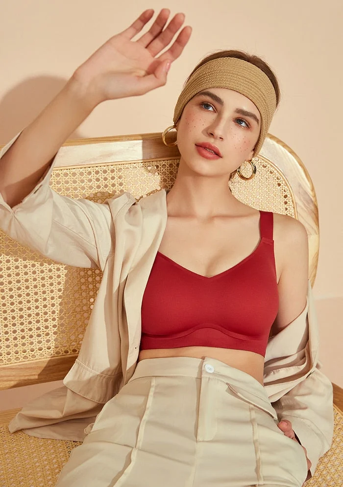 Seamless Bra Plus Size Wire Free Brassieres Woman's Underwear Summer Pad Women's Intimates Lingerie Femme Underwear & Sleepwears