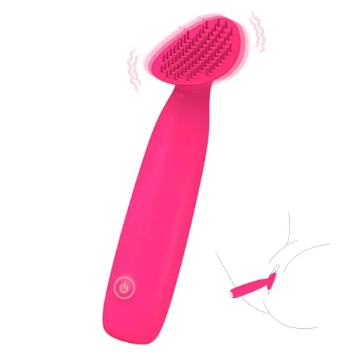 Mira &ndash; Precision Clitoral & Nipple Vibrator With Soft Silicone Brush Head For Gentle Stimulation