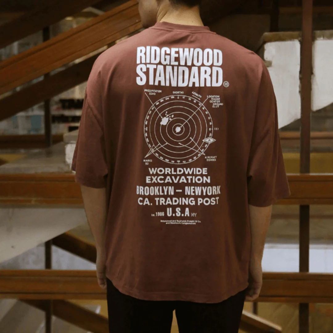 Vintage Oversized BROOKLYN Print T-Shirt