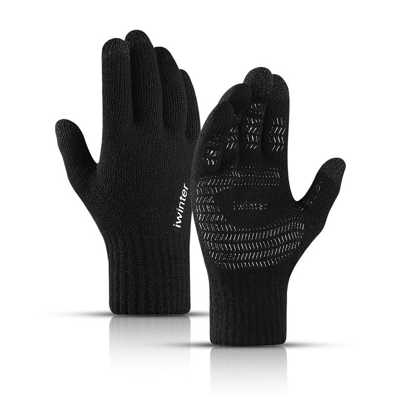Winter Knitted And Velvet Warm Gloves-Compassnice®