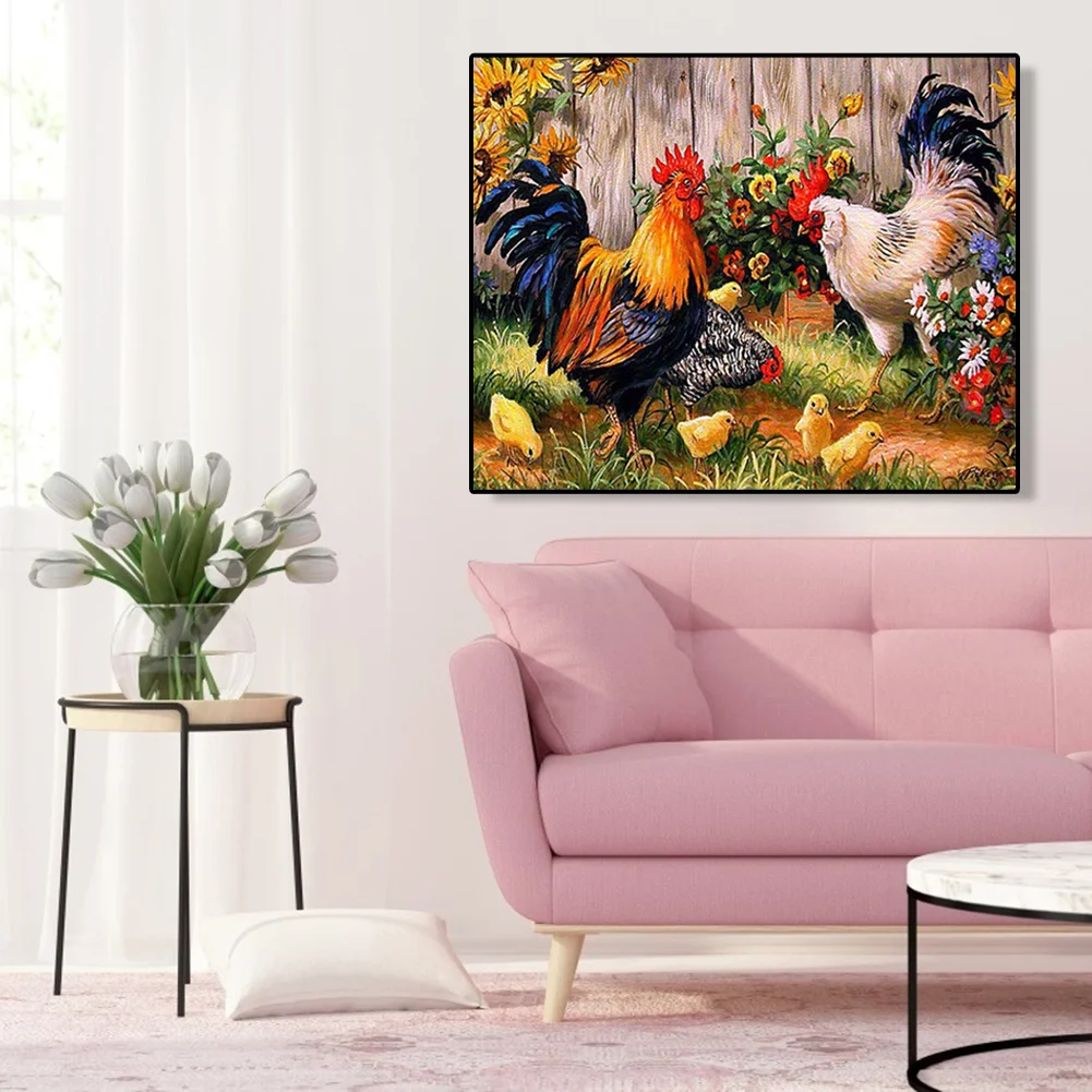 Chicken - Paint By Number(40*50cm)