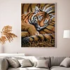 Tiger Cub - 11CT Stamped Cross Stitch 27*37cm(Brand)
