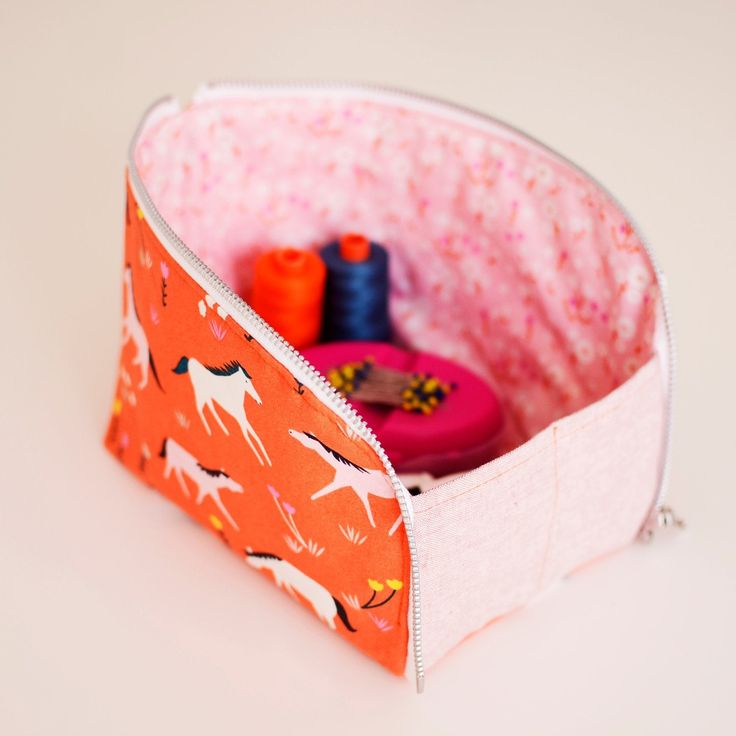 Open-out Box Pouch Sewing Template - With Instructions