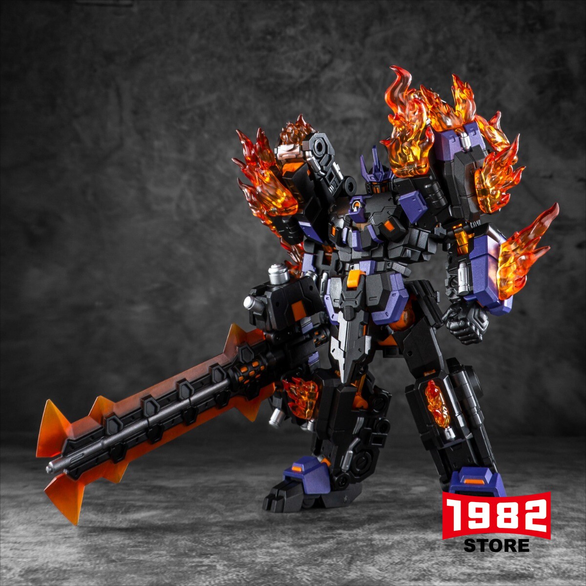 Iron Factory EX-72 Chaos Blaze The Fallen Mini Transformers Action Figure Legends Scale Collectible Toy