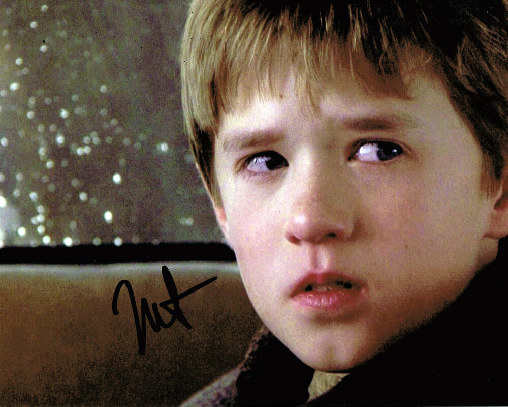 Haley Joel Osment HAND SIGNED Autograph 10x8 Photo Poster painting AFTAL COA Sixth Sense Movie