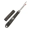 Vintage Carved Metal Seam Ripper with Safety Cover - Antique Stitch Unpicker & Thread Remover for Cross Stitch Mistakes tapestrymarket