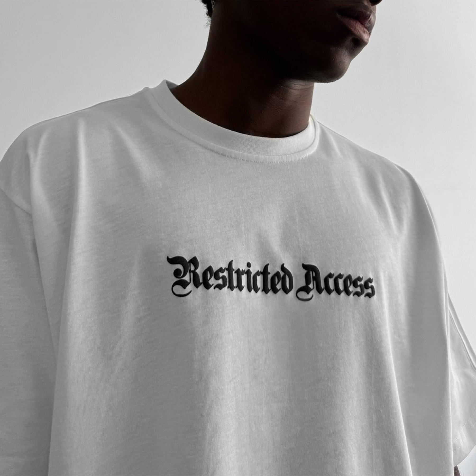  Stylish "Restricted Access" Graphic T-Shirt for Men