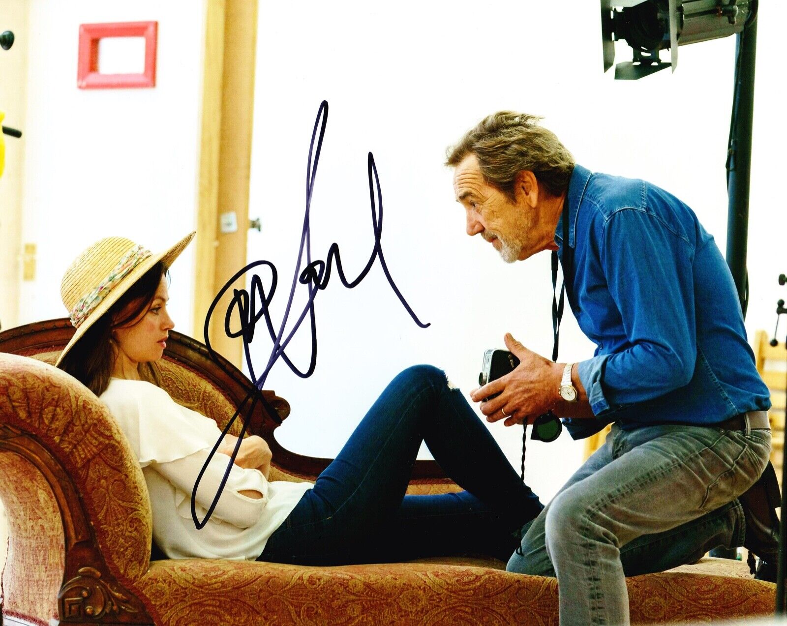 Robert Lindsay Signed 10X8 Photo Poster painting Genuine Autograph AFTAL COA (B)