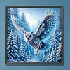 Diamond Painting-DIY Crystal Rhinestone Snowy Owl