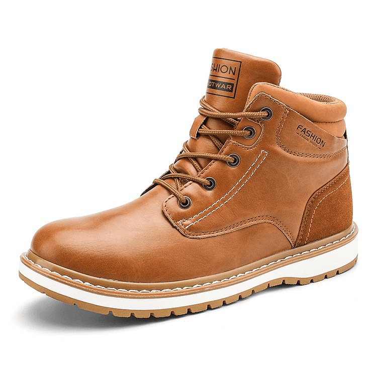 Kanyap - Men's Outdoor Leather Comfort Lace-Up Shoes