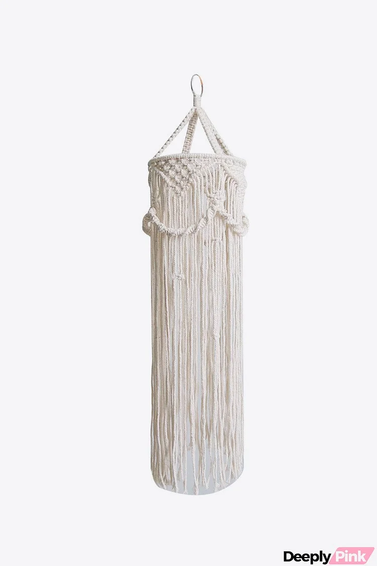 Macrame Hanging Lampshade