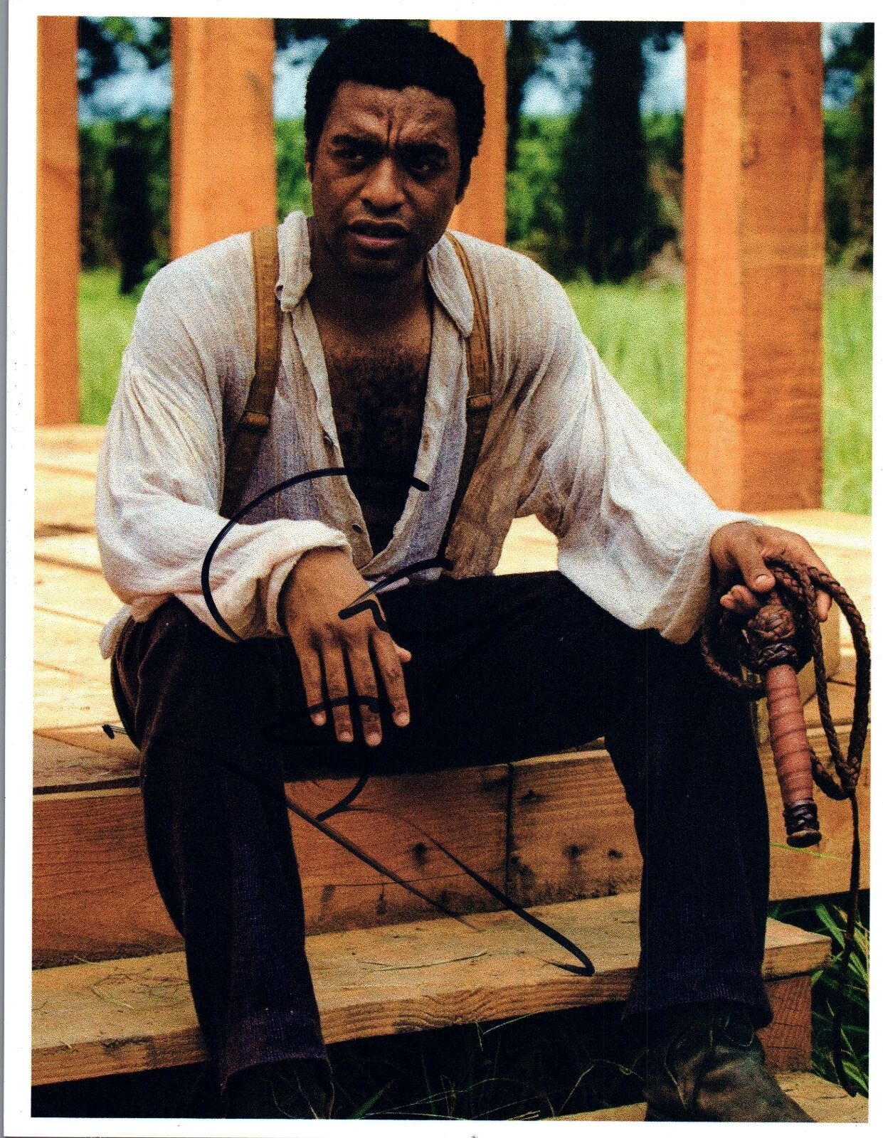 Chiwetel Ejiofor Signed Autographed 8x10 Photo Poster painting 12 Years A Slave COA VD