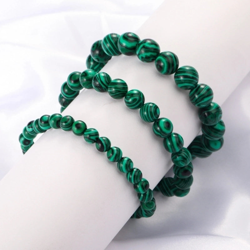 Minimalist Geometric Malachite Handmade Bracelets