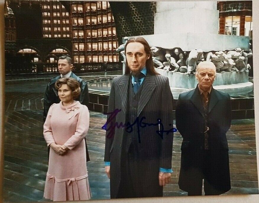 Guy Henry Signed 10x8 Photo Poster painting Pius Thicknesse Harry Potter and the Deathly Hallows