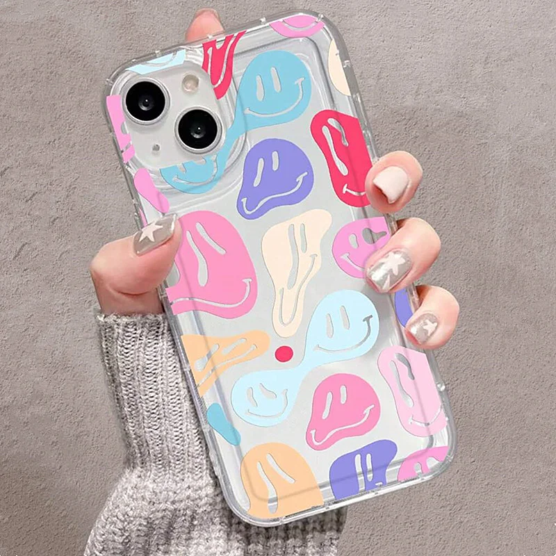 Aonga Twist Sunflower Phone Case For iPhone 14 13 11 12 15 16 Pro Max 16e 7 8 Plus XR X XS Max Anti-drop Airbag Shockproof Phone Cover aonga
