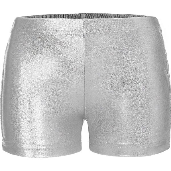 Girls Bronzing Cloth Gymnastic Dance Shiny Bottoms Shorts for Sports Workout Swimming - Shop Trendy Women's Fashion | TeeYours