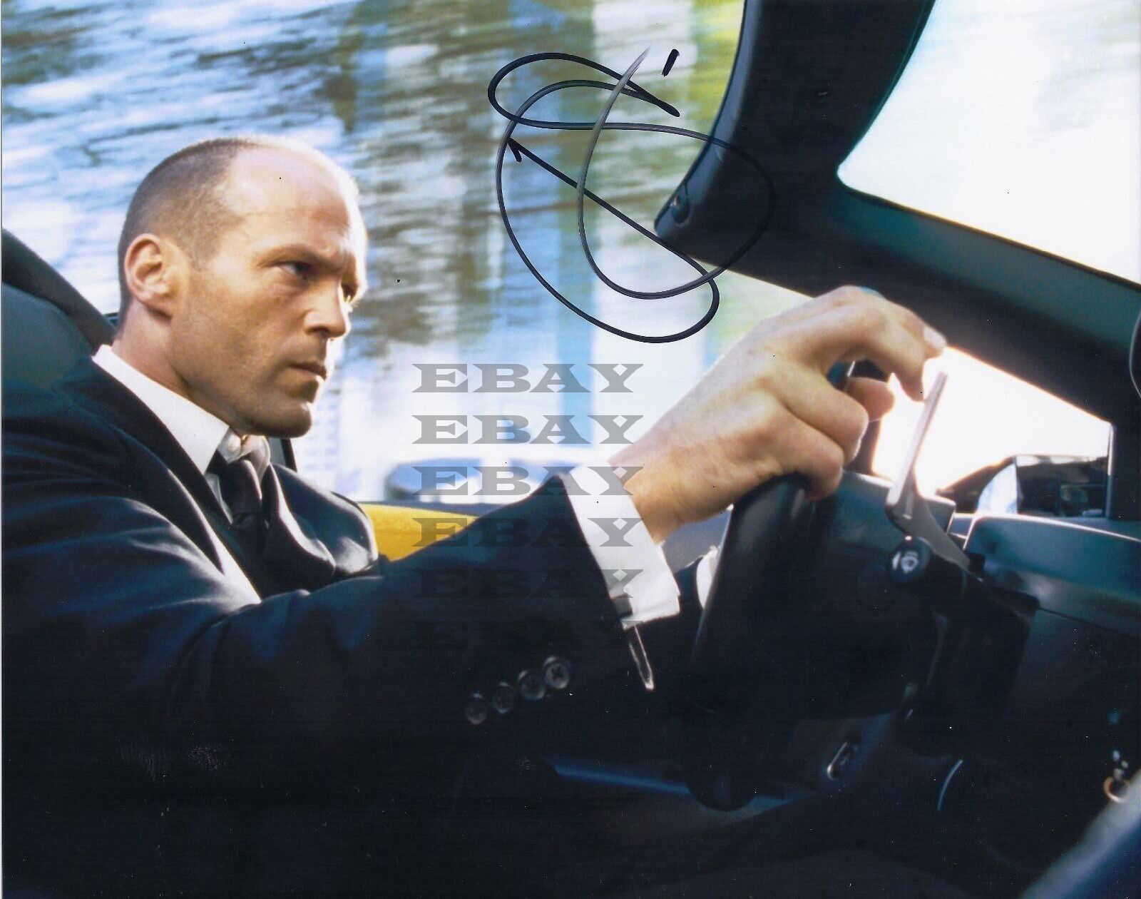 JASON STATHAM THE TRANSPORTER Autographed Signed 8x10 Photo Poster painting Reprint