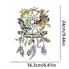 >SALE<Dreamcatcher 2D Flat DIY Diamond Art Pendant Single-Sided Drill Wall Door Decor