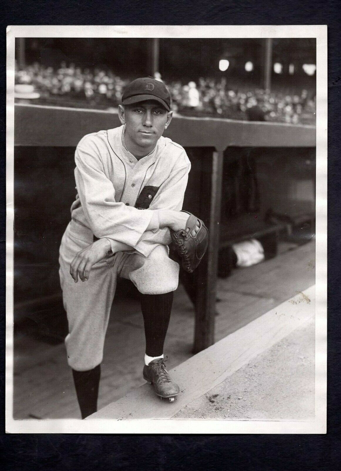 Johnny Neun 1927 Type 1 Press Photo Poster painting Detroit Tigers