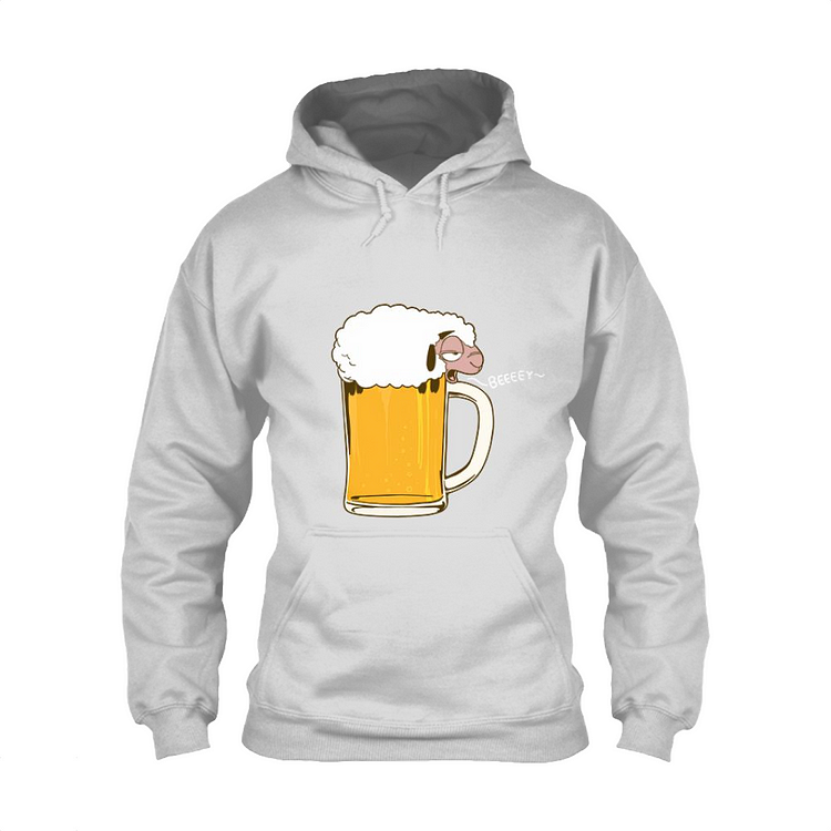 Sheep Foaming Beer, Beer Classic Hoodie