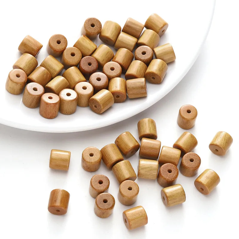 1 Set Diameter 8mm Hole 1~1.9mm Wood Geometric Jewelry Accessories