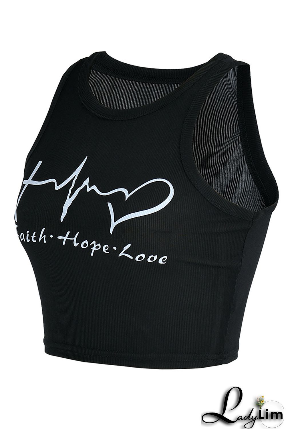 White Sexy Print Patchwork O Neck Tops