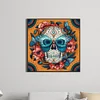 Diamond Painting-DIY Full Round Drill Flower Skull