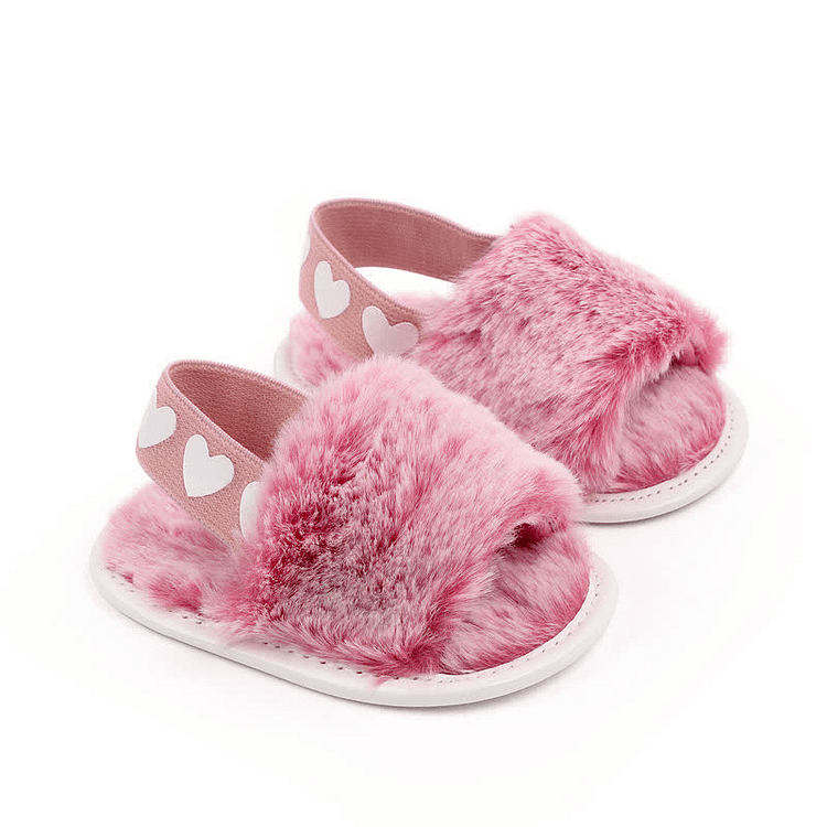 Baby Tie Dye Plush Sandals