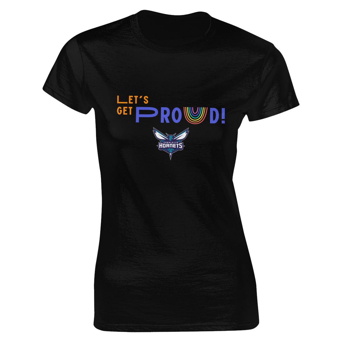 Charlotte Hornets Let's Get Proud Women's Classic-Fit T-Shirt