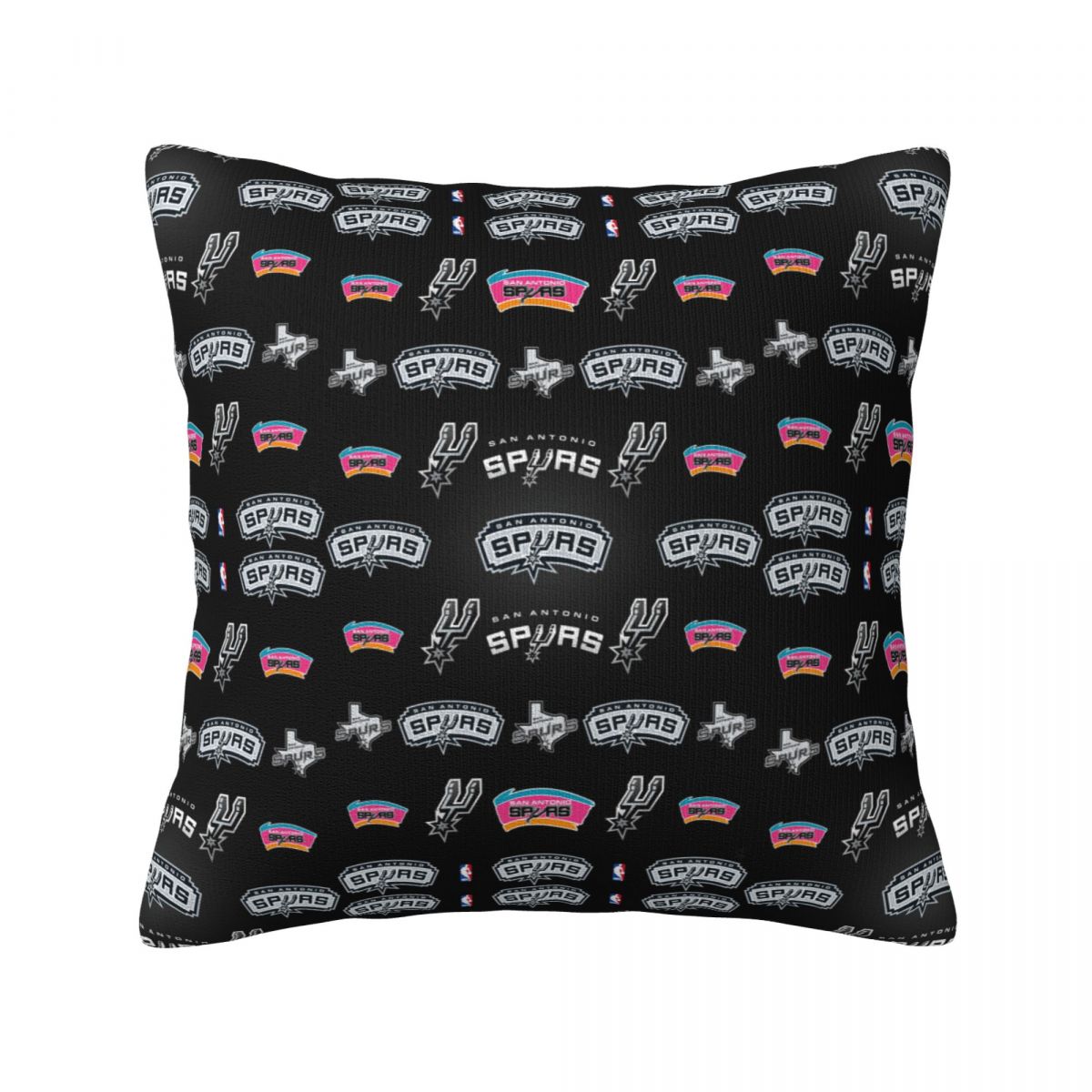 San Antonio Spurs Logos Pillow Covers 18x18 Inch