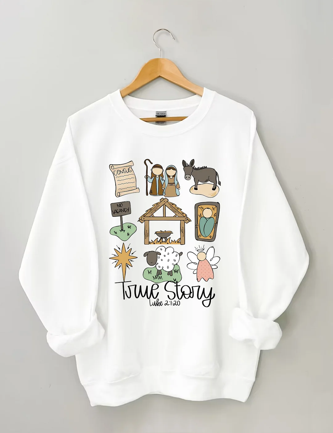 True Story Faith Based Christmas Sweatshirt