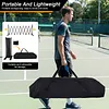 [US Local Warehouse] 22ft Telescopic Peak Ball Posts with Wheels Movable Net Posts Frame Pickleball Training Netting for Indoor & Outdoor Courts