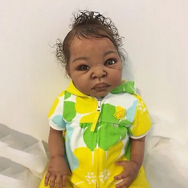 20 inch Realistic African American reborn baby baby doll