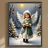 Diamond Painting -DIY Round Drill Little Angel Girl