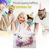 Floral Butterfly DIY PULeather Diamond Painting Tissue Box for Adults Beginners Large Size Diamond Art Paper Storage Holder for Living Room Bedroom Bathroom Table Decor