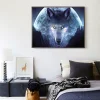 Moon Wolf  | Full Round Diamond Painting Kits