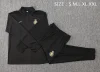 24/25 Al-Nassr Long Sleeve Black Training Jacket Set